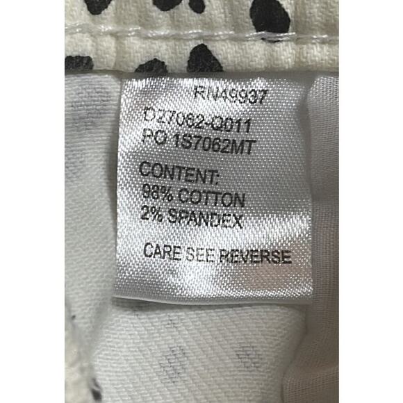 OTG HIGH-RISE WIDE LEG  CROPPED ANIMAL‎ PRINT DENIM SIZE 8 - Picture 8 of 8